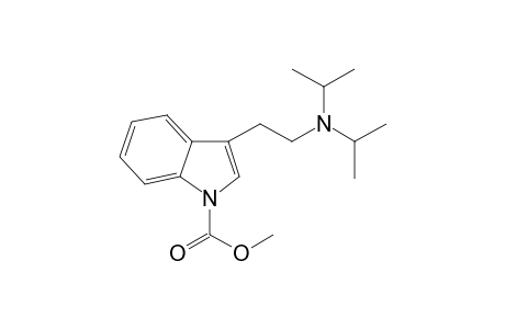 Methyl 3-(2-(diisopropylamino)ethyl)indole-1-carboxylate