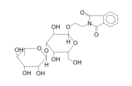 2-PHTHALIMIDOETHYL 3-O-(ALPHA-L-RHAMNOPYRANOSYL)-ALPHA-D-GALACTOPYRANOSIDE