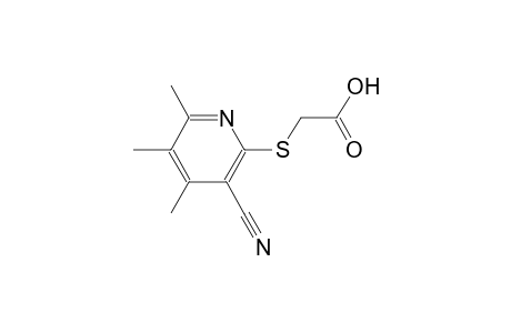 [(3-cyano-4,5,6-trimethyl-2-pyridinyl)sulfanyl]acetic acid