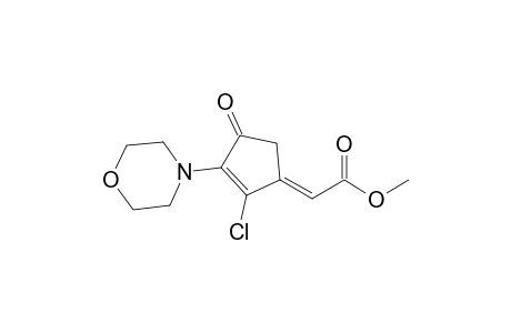 Methyl (2E)-[2-chloro-3-(morpholin-4-yl)-4-oxocyclopent-2-en-1-ylidene]-acetate