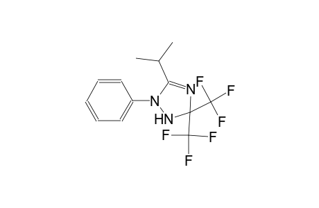1H-1,2,4-triazole, 2,3-dihydro-5-(1-methylethyl)-1-phenyl-3,3-bis(trifluoromethyl)-