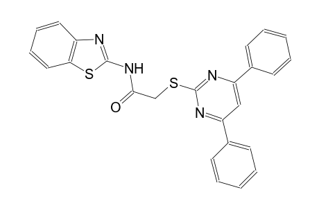 N-(1,3-benzothiazol-2-yl)-2-(4,6-diphenylpyrimidin-2-yl)sulfanyl-acetamide