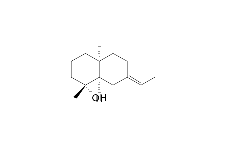 (1.alpha.,4a.alpha.,8a.alpha.)-(+-)-Decahydro-7-ethylidene-1,4a-dimethyl-1-naphthalenol
