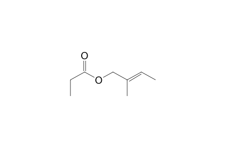 2-Buten-1-ol, 2-methyl-, propanoate, (E)-
