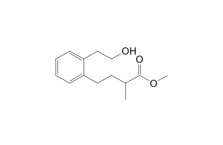 Methyl 4-[2-(2-Hydroxyethyl)phenyl]-2-methylbutanoate