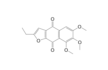 2-Ethyl-6,7,8-trimethoxy-benzo[f]benzofuran-4,9-dione