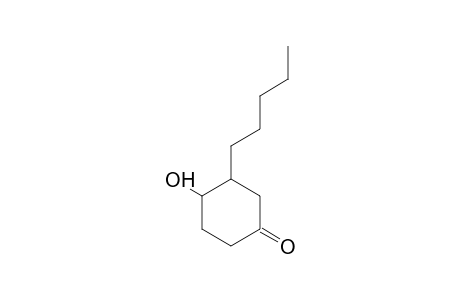 4-Hydroxy-3-pentyl-cyclohexanone