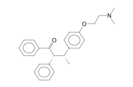 (1S,2S+1R,2S)-3-PARA-DIMETHYLAMINOETHOXYPHENYL-1,2-DIPHENYLBUTAN-1-ONE