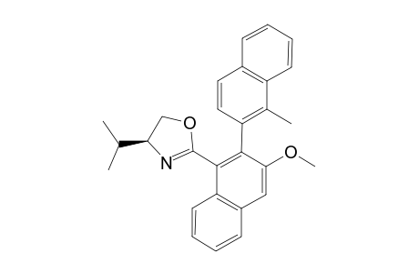 (4S)-4-ISOPROPYL-2-(3-METHOXY-1'-METHYL-2,2'-BINAPHTHALEN-1-YL)-4,5-DIHYDROOXAZOLE;MAJOR-(S)-DIASTEREOMER