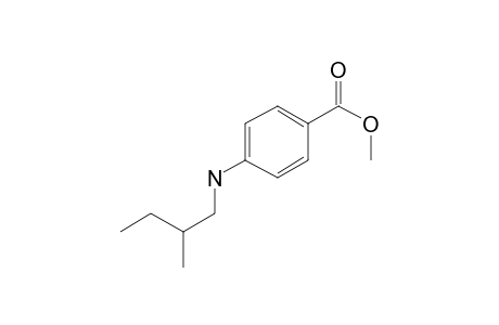 Benzoic acid, 4-(2-methylbutyl)amino-, methyl ester