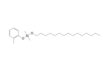 Silane, dimethyl(2-methylphenoxy)pentadecyloxy-