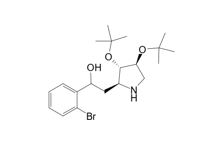 (1S) and (1R)-1-(2-Bromophenyl)-2-[(2S,3S,4S)-3,4-di-tert-butoxypyrrolidin-2-yl]ethanol
