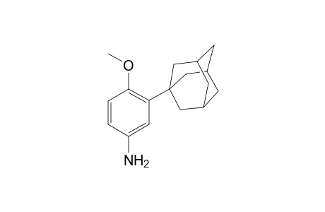 Benzenamine, 4-methoxy-3-tricyclo[3.3.1.1(3,7)]dec-1-yl-