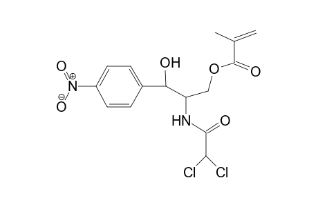 Methacrylic acid, 2-dichloroacetylamino-3-hydroxy-3-(4-nitrophenyl)propyl ester