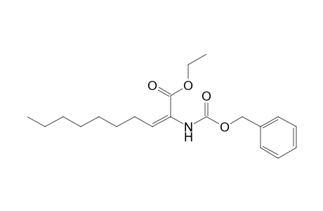(E)-Ethyl 2-(benzyloxycarbonylamino)dec-2-enoate