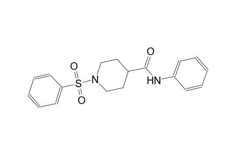 4-piperidinecarboxamide, N-phenyl-1-(phenylsulfonyl)-