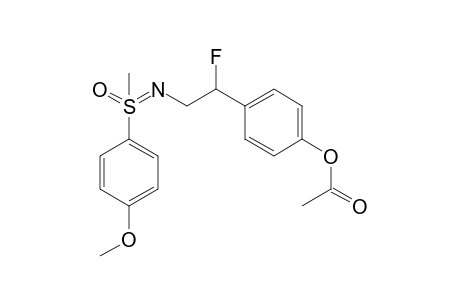 4-(1-Fluoro-2-{[(4-methoxyphenyl)(methyl)(oxo)-.lambda.6-sulfaneylidene)amino]ethyl}phenyl acetate