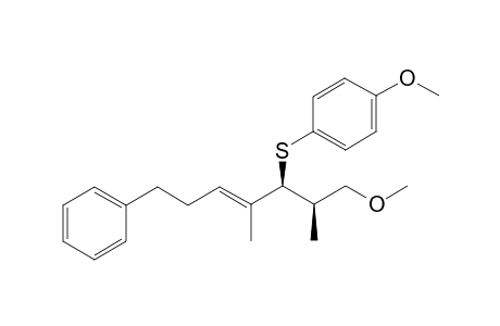 1-Methoxy-4-[(E,1S)-1-[(1R)-2-methoxy-1-methyl-ethyl]-2-methyl-5-phenyl-pent-2-enyl]sulfanyl-benzene