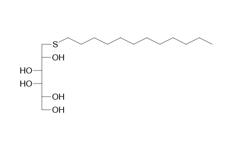 1-deoxy-d-Galactitol, 1-thiododecyl-