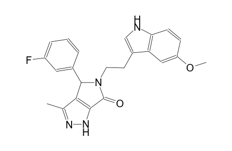 pyrrolo[3,4-c]pyrazol-6(1H)-one, 4-(3-fluorophenyl)-4,5-dihydro-5-[2-(5-methoxy-1H-indol-3-yl)ethyl]-3-methyl-