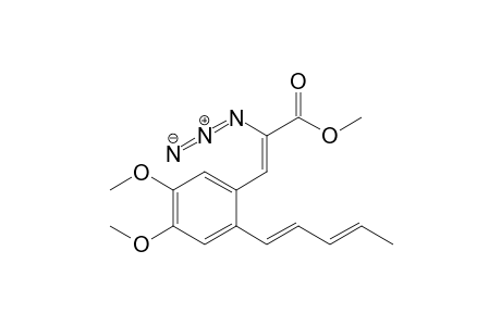 Methyl .alpha.-azido-2-(4'-methylbuta-1',3'-dienyl)-4,5-dimethoxycinnamate