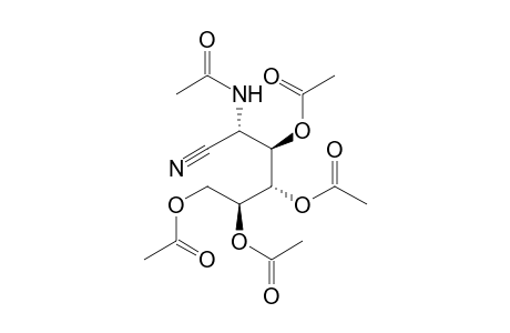 [(2S,3S,4R,5S)-5-acetamido-2,3,4-triacetoxy-5-cyanopentyl]acetate