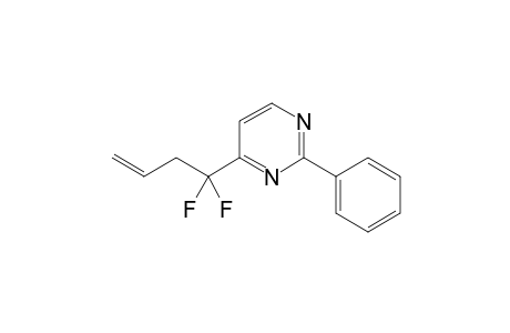 4-(1,1-Difluorobut-3-enyl)-2-phenylpyrimidine