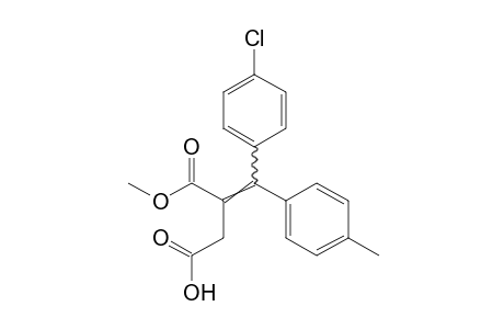 2-(p-CHLORO-alpha-p-TOLYLBENZYLIDENE)SUCCINIC ACID, 1-METHYL ESTER (ISOMER)
