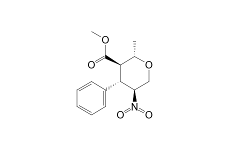 Methyl (2S,3R,4S,5S)-2-Methyl-5-nitro-4-phenyltetrahydro-2H-pyran-3-carboxylate