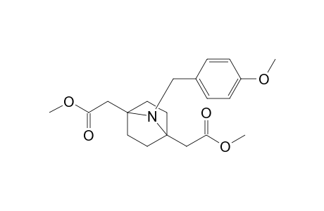 Methyl 2-[7-(4-methoxybenzyl)-4-(2-methoxy-2-oxoethyl)-7-azabicyclo[2.2.1]hept-1-yl]acetate