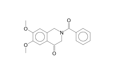 1,2,3,4-Tetrahydroisoquinolin-4-one, N-benzoyl-6,7-dimethoxy-
