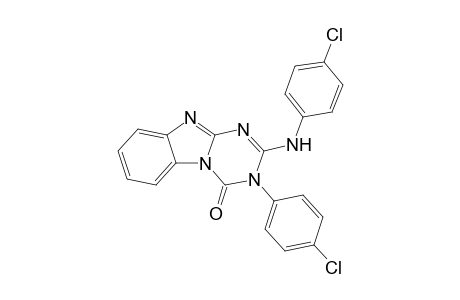 2-(4-Chlorophenylamino)-3-(4-chlorophenyl)-1,3,5-triazino[1,2-a]benzimidazole-4-one
