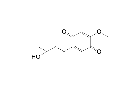 2-(3-hydroxy-3-methyl-butyl)-5-methoxy-1,4-benzoquinone