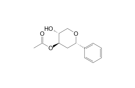 (2S*,4R*,5R*)-4-Acetoxy-2-phenyltetrahydropyran-5-ol