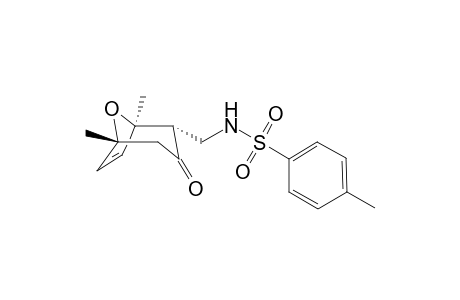 N-(((1R*,2S*,5R*)-1,5-Dimethyl-3-oxo-8-oxabicyclo[3.2.1]oct-6-en-2-yl)methyl)-4-methylbenzenesulfonamide