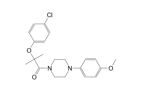 1-[2-(4-chlorophenoxy)-2-methylpropanoyl]-4-(4-methoxyphenyl)piperazine