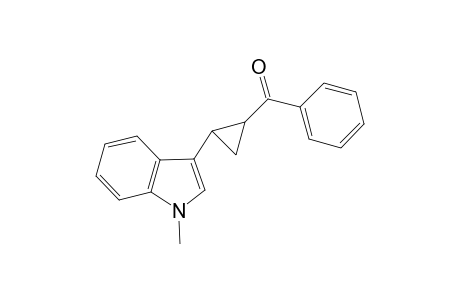 1-Phenyl-2-(1-N-methyl-3-indolyl)cyclopropyl ketone