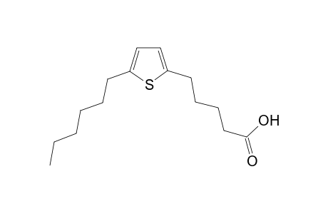 5-(5-Hexyl-2-thienyl)pentanoic acid