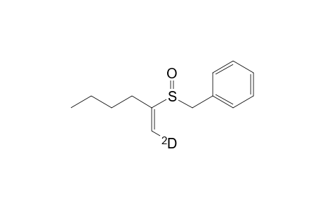 Benzyl (Z)-1-Deuterio-2-hex-1-enyl sulfoxide