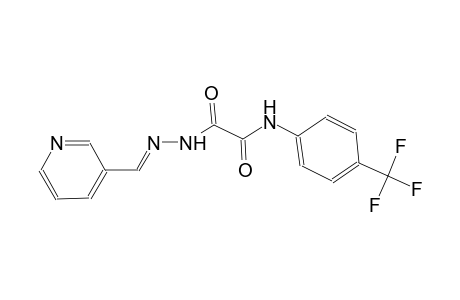 2-oxo-2-[(2E)-2-(3-pyridinylmethylene)hydrazino]-N-[4-(trifluoromethyl)phenyl]acetamide