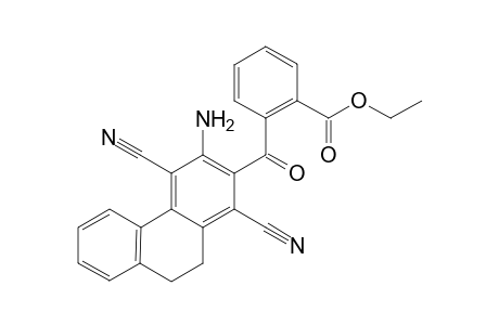 Ethyl 2-[(3-Amino-1,4-dicyano-9,10-dihydrophenanthren-2-yl)carbonyl]benzoate