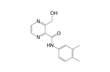 2-pyrazinecarboxamide, N-(3,4-dimethylphenyl)-3-(hydroxymethyl)-