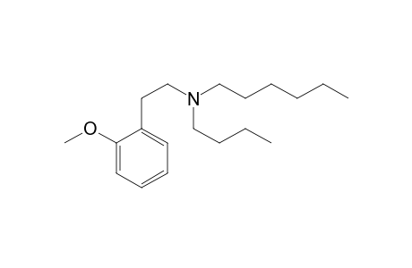 N-Butyl-N-hexyl-2-methoxyphenethylamine