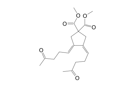 Dimethy (3Z,4E)-3,4-Bis(4-oxopentylidene)cyclopentane-1,1-dicarboxylate