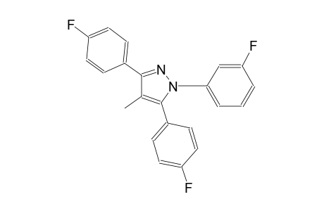 1-(3-fluorophenyl)-3,5-bis(4-fluorophenyl)-4-methyl-1H-pyrazole