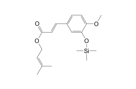 Prenyl (E)-isoferulate, mono-TMS