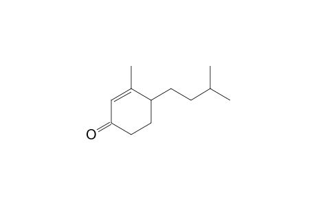 3-Methyl-4-(3-methylbutyl)-1-cyclohex-2-enone