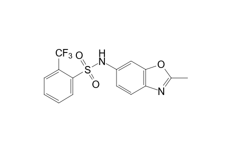 N-(2-methyl-6-benzoxazolyl)-alpha,alpha,alpha-trifluoro-o-toluenesulfonamide