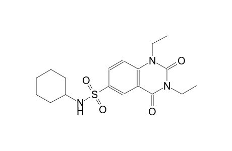 N-cyclohexyl-1,3-diethyl-2,4-dioxo-1,2,3,4-tetrahydro-6-quinazolinesulfonamide