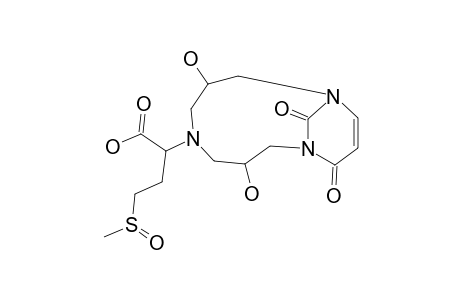 2-(3,7-DIHYDROXY-12,13-DIOXO-1,5,9-TRIAZABICYCLO-[7.3.1]-TRIDEC-10-EN-5-YL)-4-METHYLSULFINYLBUTANOIC_ACID